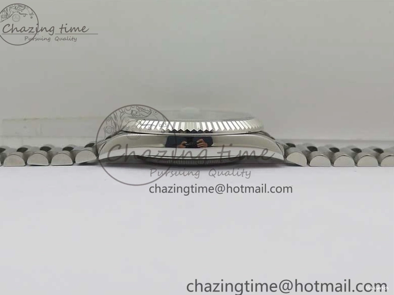 SS Dial 1:1 A2836 Tiffany SS Bracelet Maker Roman Date 40 Bp Blue Edition Day on Best 0412